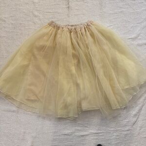 Handmade Elegant Cream Tulle Skirt size S-M